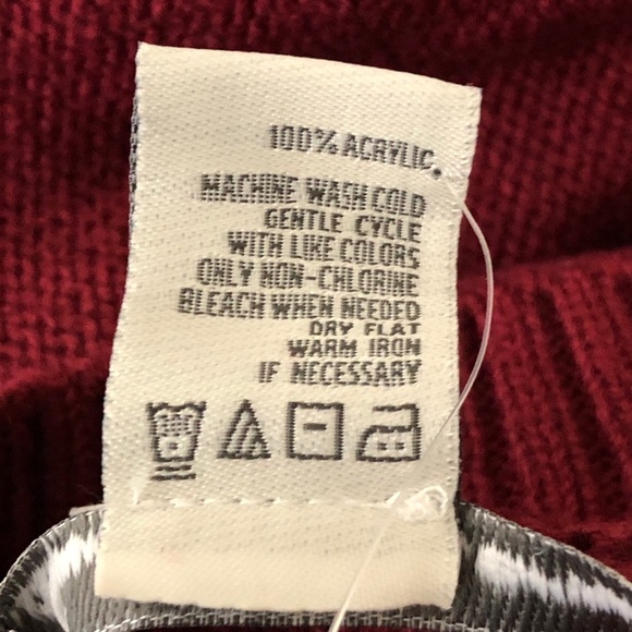 American Rag dark red knit sweater, NWT, Large - Picture 6 of 8